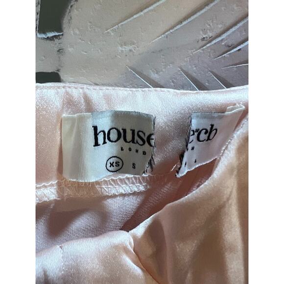 House of CB Gisele Peony Satin Corset Midi Dress Size XS Extra Small - Picture 6 of 9